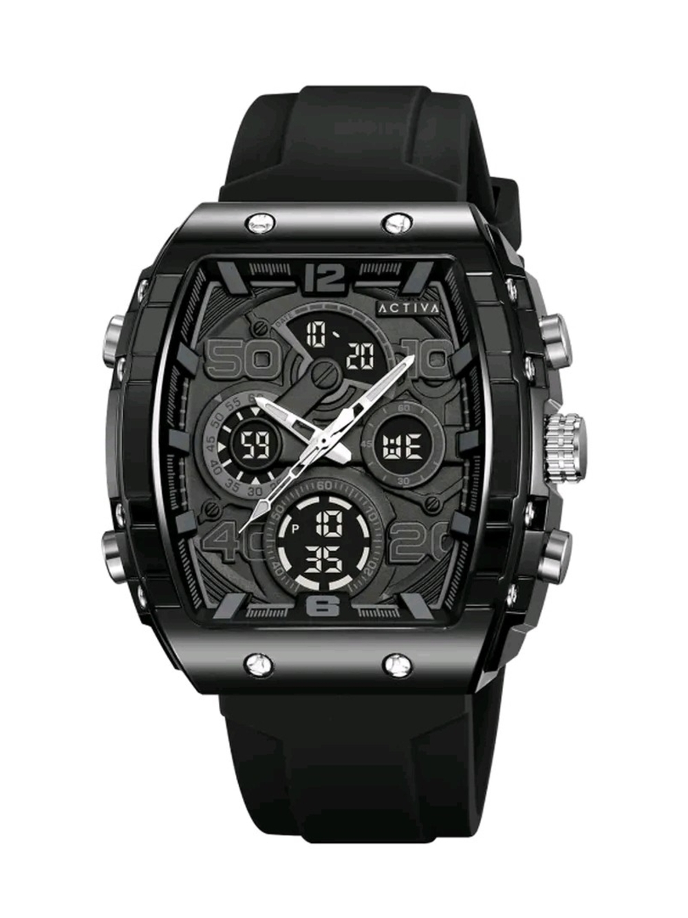 ACW8109-001 - Activa Vion X Invicta Digital Essentials Men's Watch - 45mm, Black - Picture 9 of 9